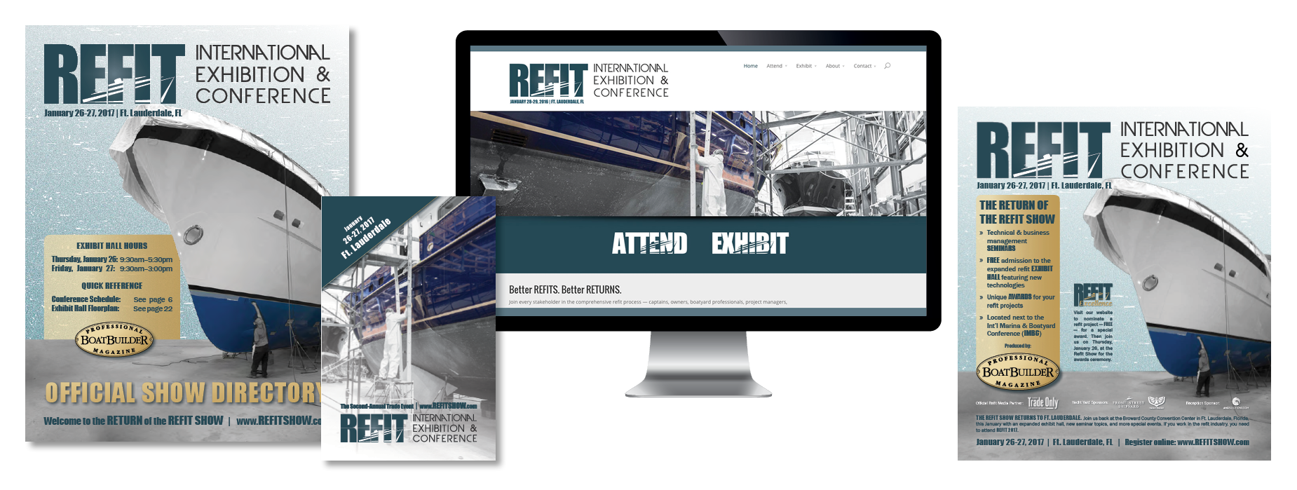 Refit Show website by Rhumbline Communications